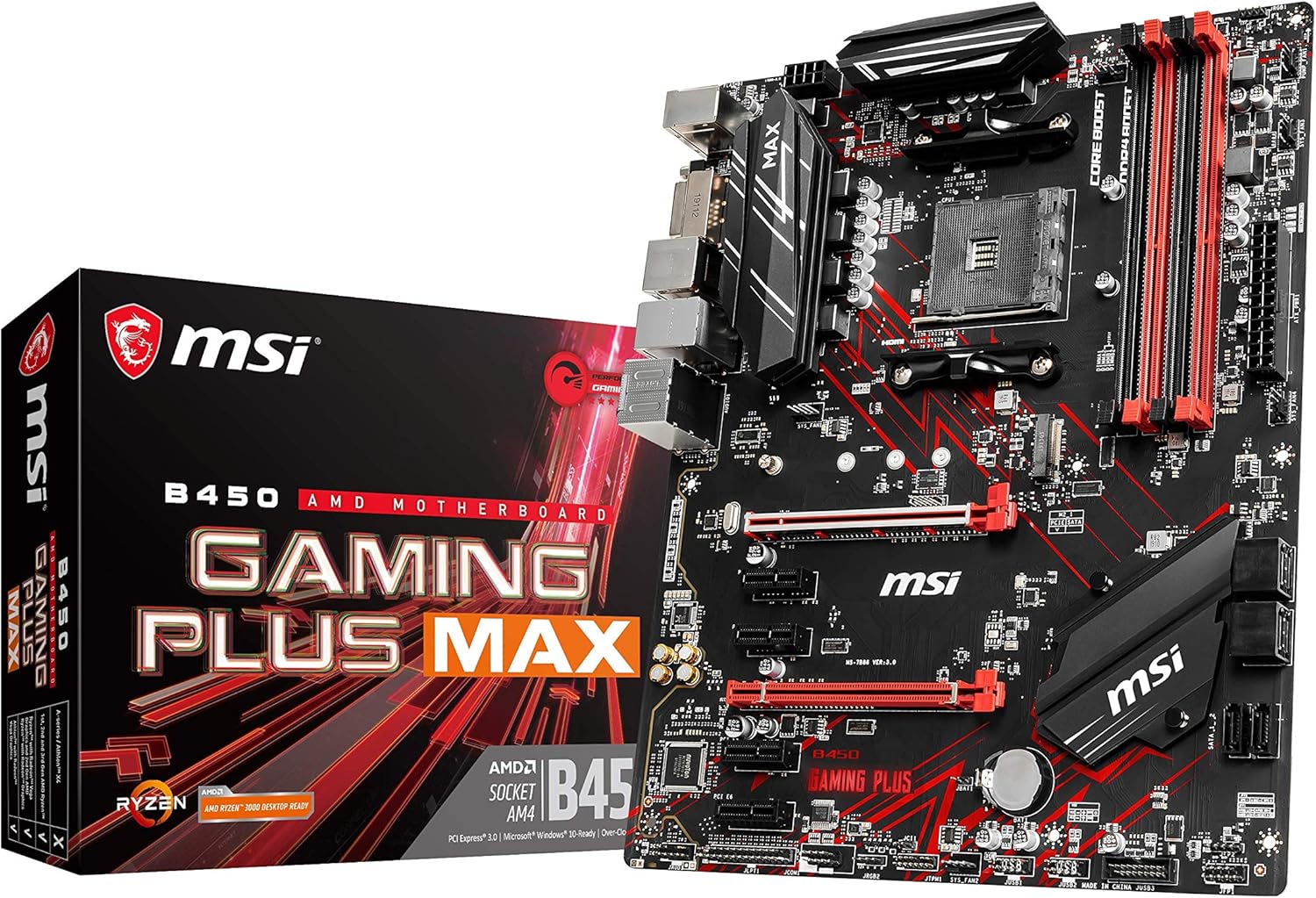MSI B450 Gaming Plus Max (Socket AM4/B450/DDR4/S-ATA 600/ATX)
