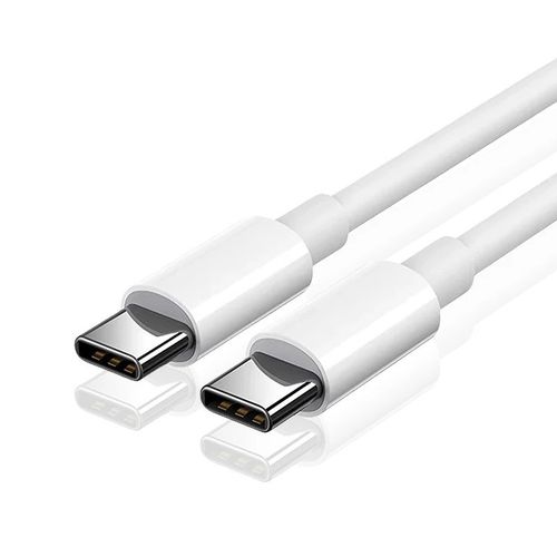 product_image_name-DINEX-Cable Type-C to Type-C Macbook iPad iPhone Téléphones 30W PC Portable Blanc-1