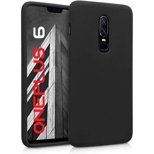 product_image_name-QUIVANA-Pochette silicone pour oneplus 6 - Noir-1