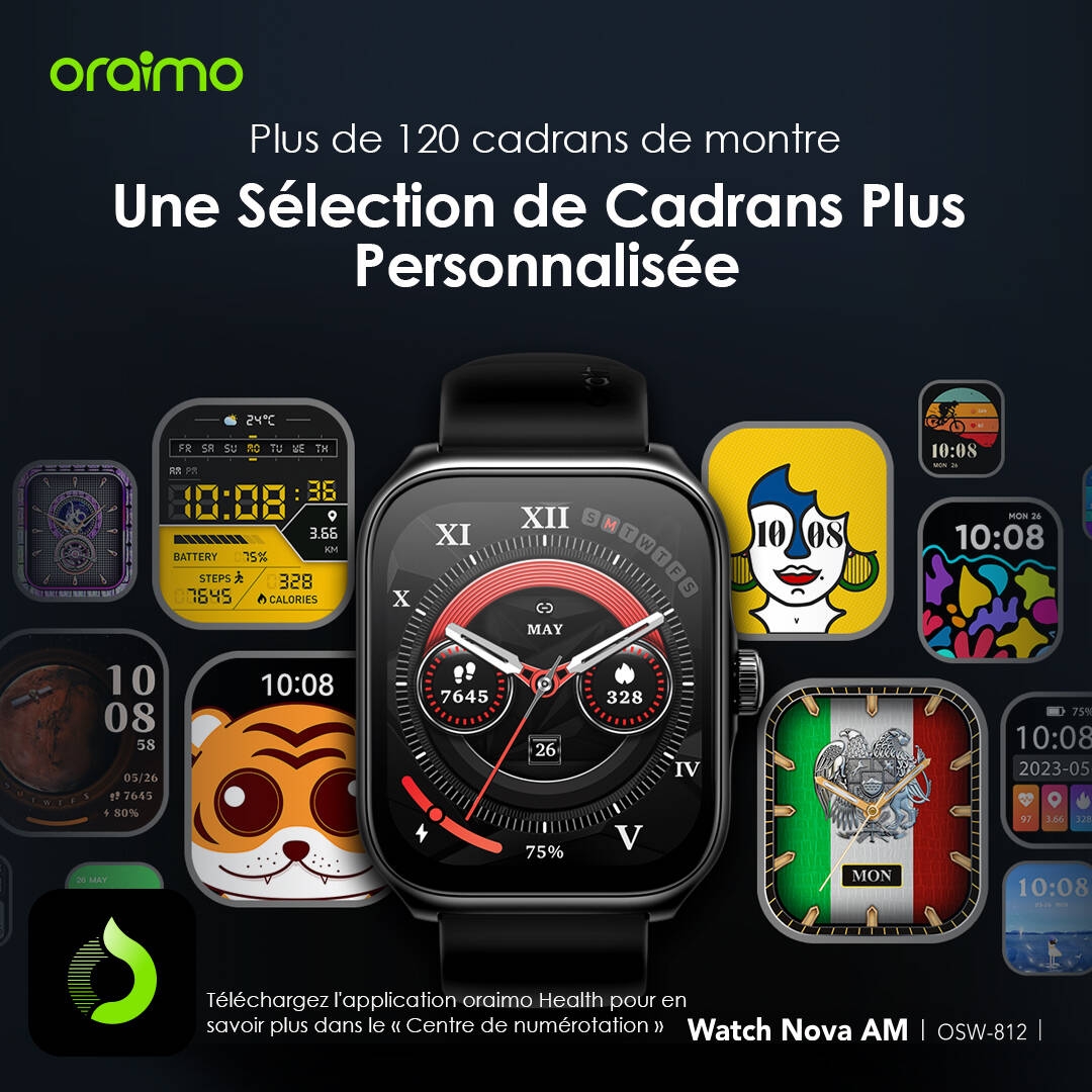 Watch Nova AM OSW-812 120+ watch faces