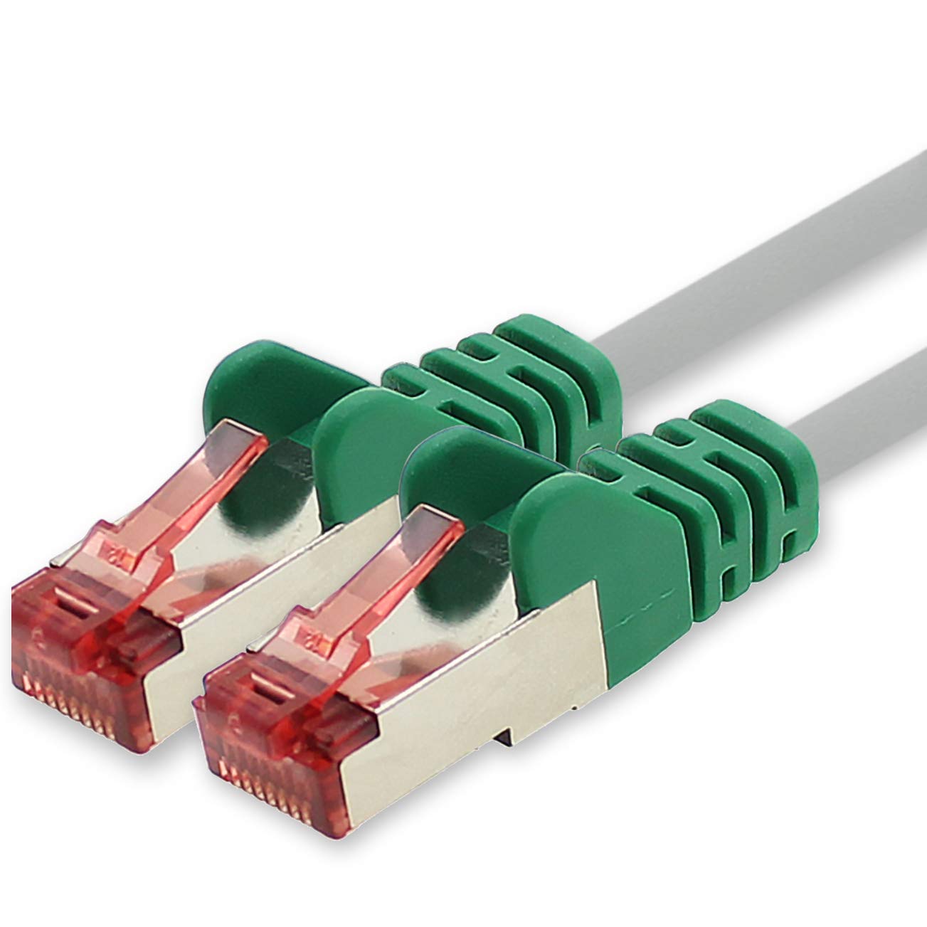 1m Cavo Di Rete Piatto Cat6 1000 Mbit/s Gigabit - Colore Rosso - Sottile, Flessibile, In Rame - 1aTTack.de