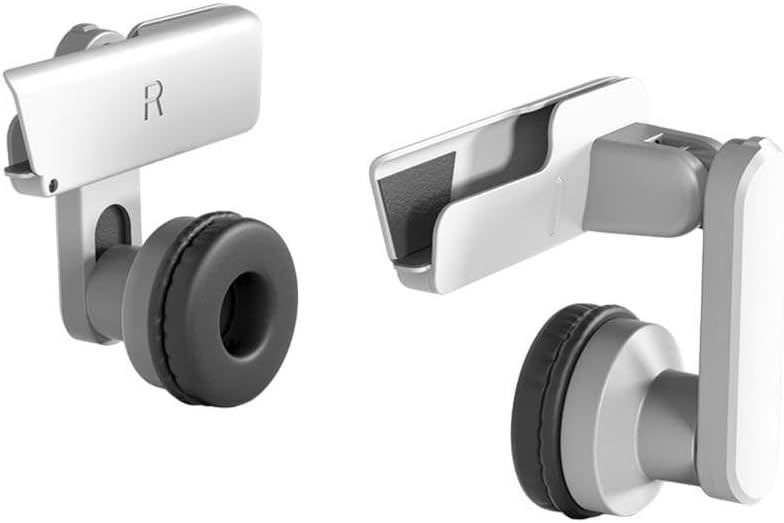 Zilimontt 2 Pack Flip Earphone to Enhance VR Headset Sound Flip Earbuds for Gaming Experience, VR Headset Compatible Earbuds