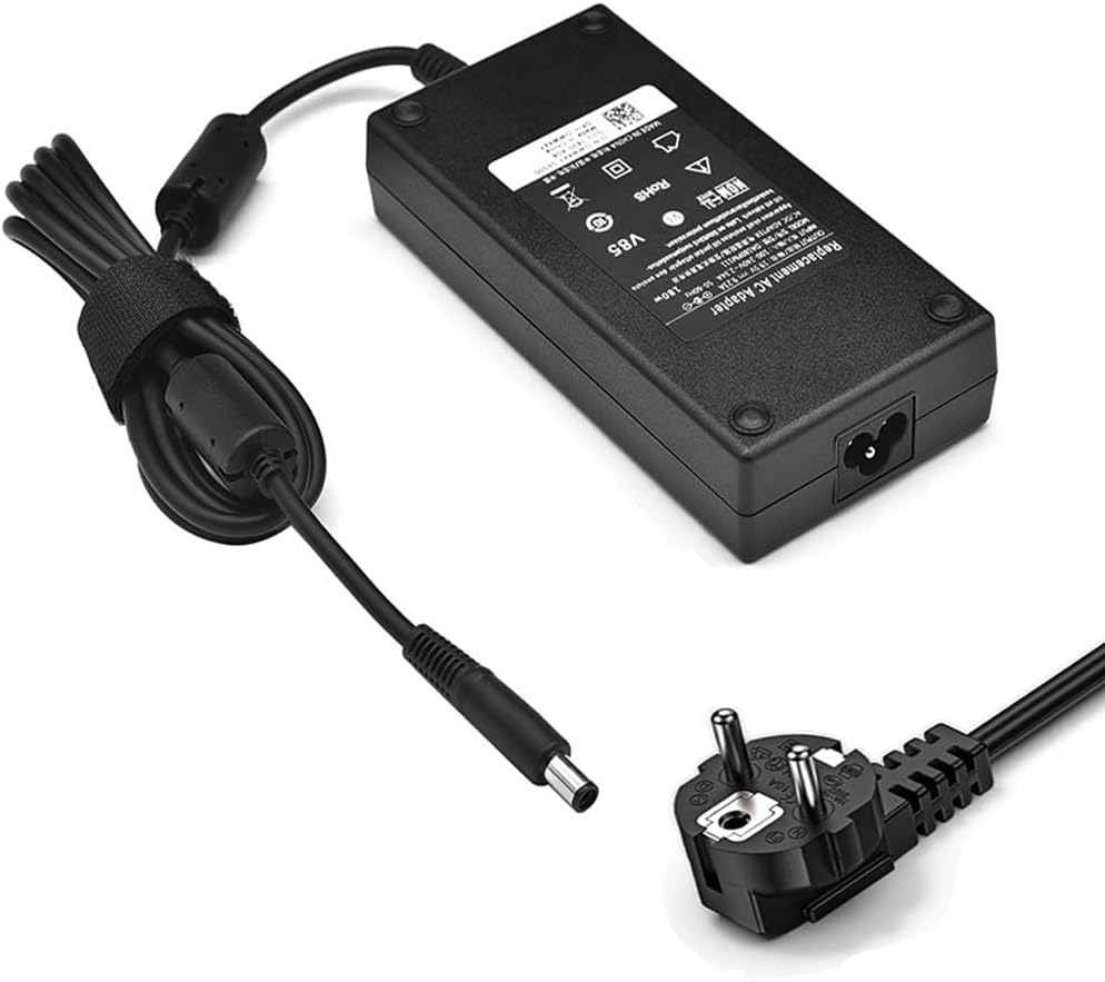 180W Charger Adapter LA180PM111 DA180PM111 LA180PM180 47RW6 74X5J WW4XY DW5G3 JVF3V MHP9C AC Adapter 19.5V 9.5A Laptop Power Supply for Dell Alienware Precision Inpiron Vostro