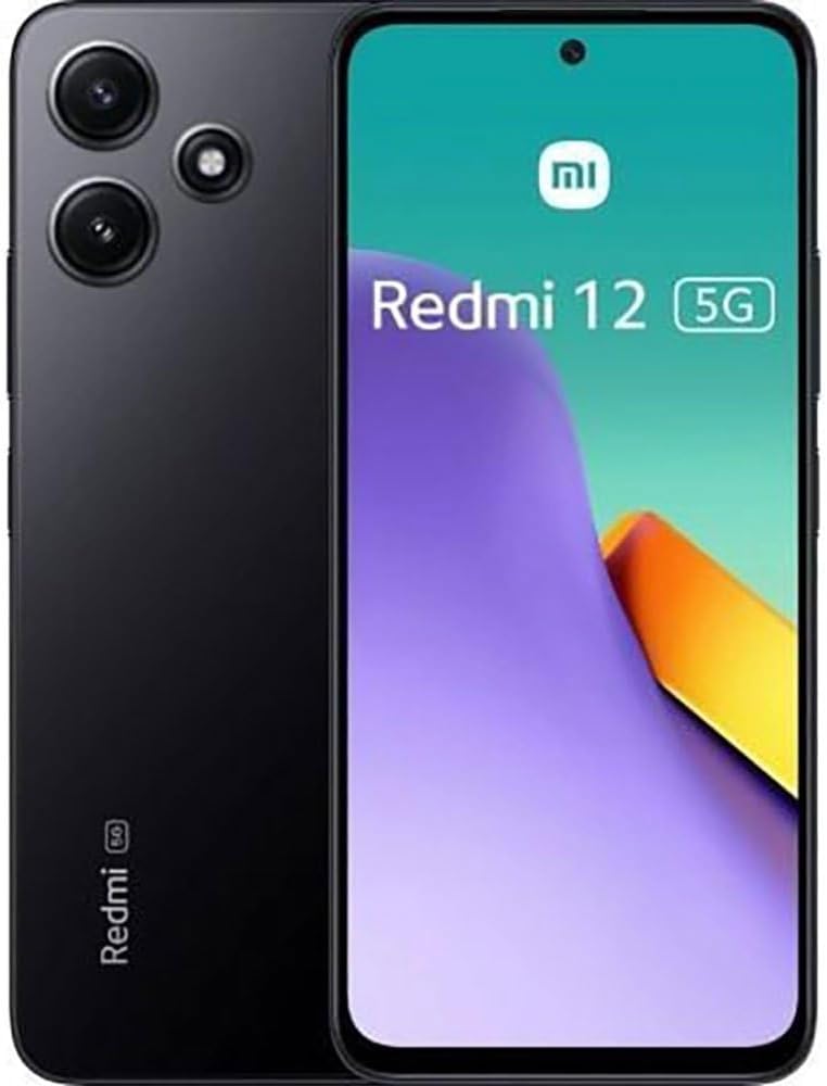 Xiaomi Smartphone Redmi 12 5G 6.79" Dual Nano SIM 128 GB Black