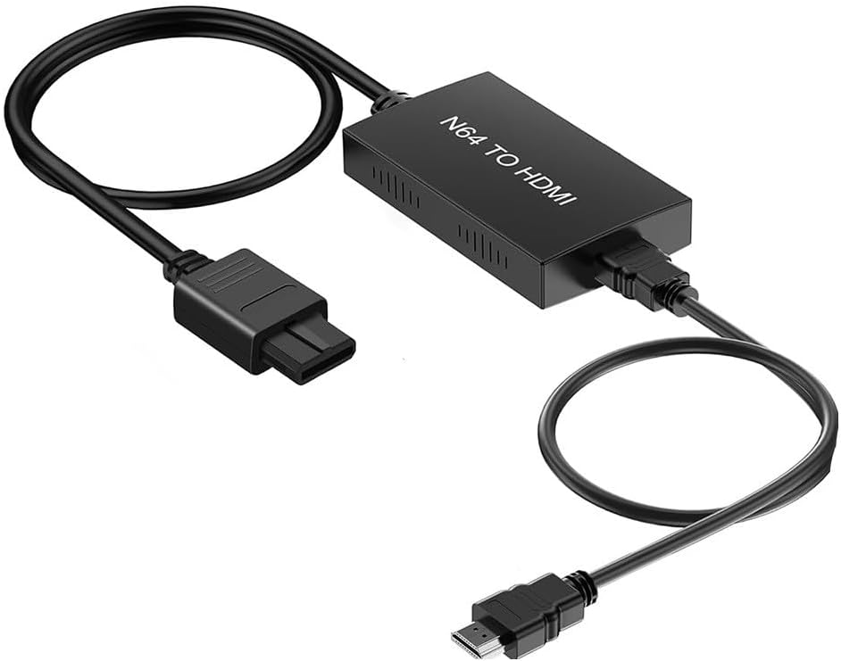 N64 to HDMI Converter Adapter, HDMI Cable for N64, Gamecube, SNES, Gaming Accessory