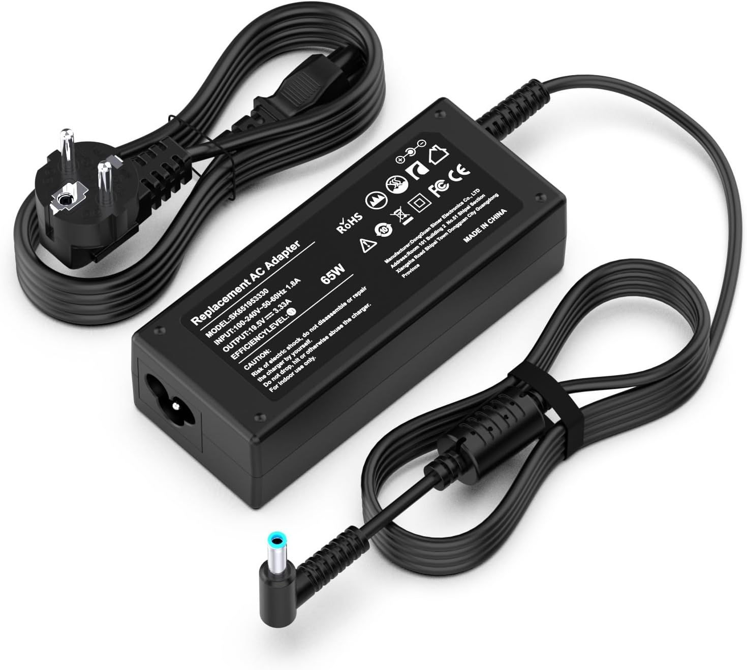 65W Laptop Charger for HP Pavilion x360 11 13 14 15 17, Elitebook 840 850, Probook 430 440 450, Envy 13 15, Stream 11 13 14 HP 250 255 G5 G6 G7 74172727 -001 710412-001 Adapter