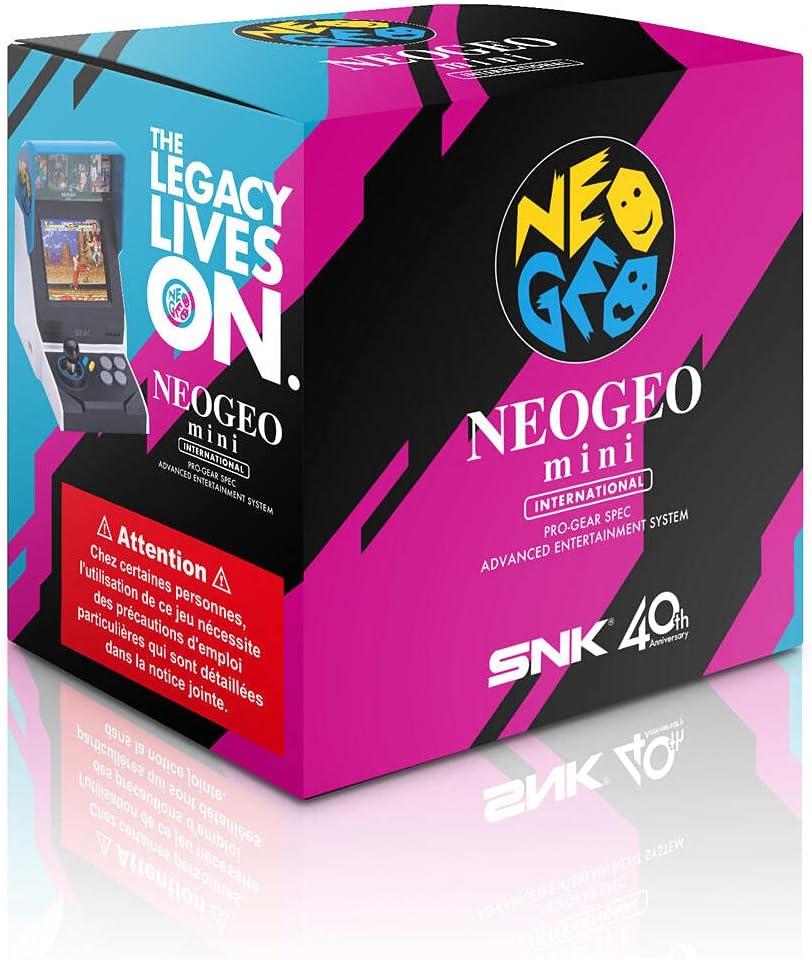 SNK Console Neo Geo Mini Edition Internationale 40 Jeux Inclus