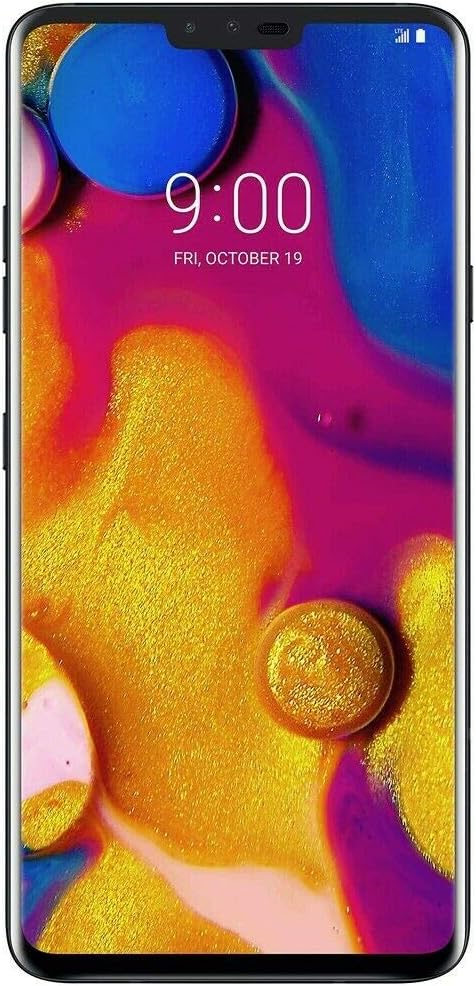 LG V40 THINQ (64GB, 6GB RAM) 6.4" QHD + Fullvision Display, 5 Camera, IP68 Dust/Water Proof, 4G LTE GSM Unlocked Smartphone – USA (Unlocked T-Mobile)
