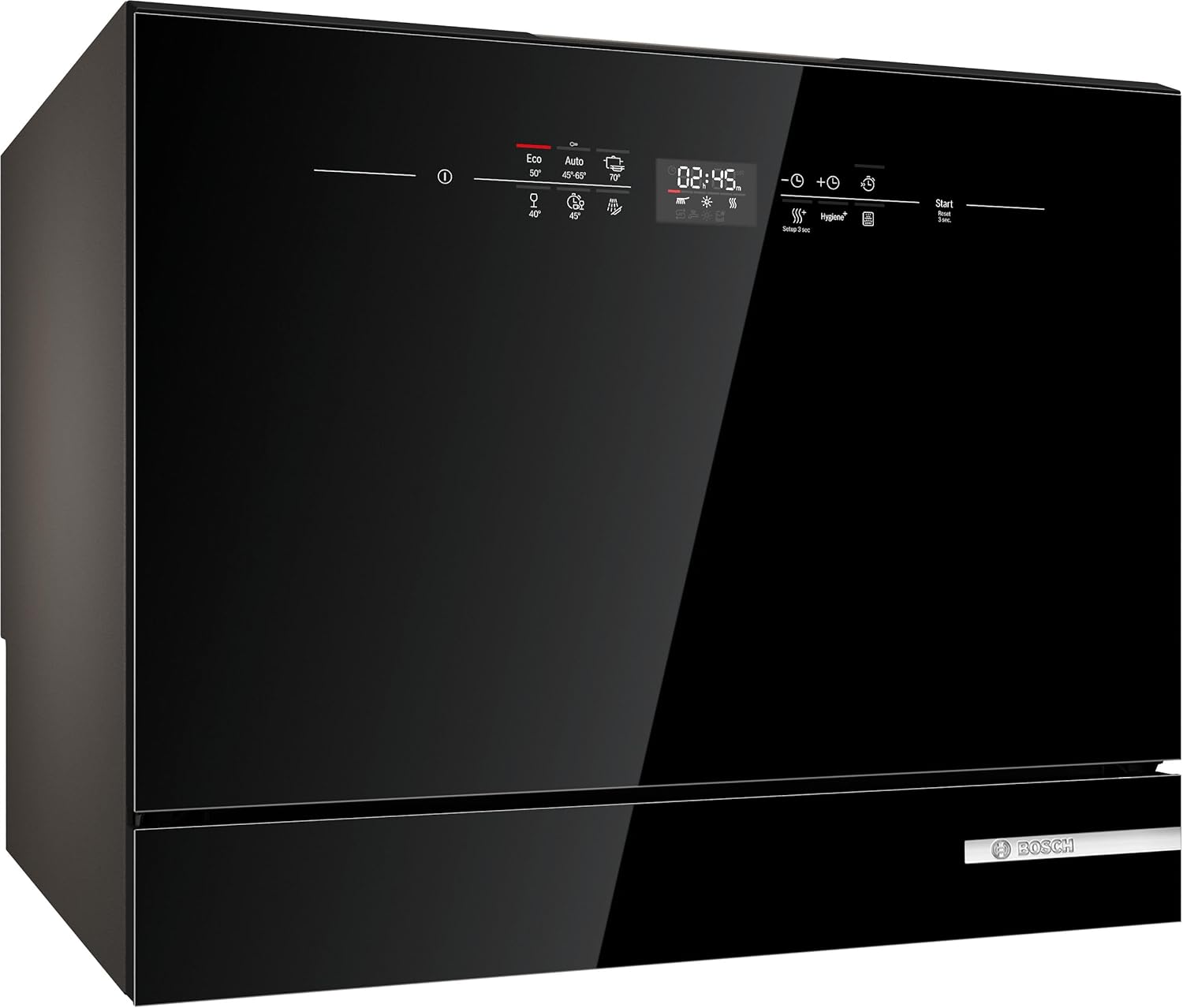 Bosch SKS6ITB00E, Series 6, Compact Dishwasher 55 cm, Freestanding, Black