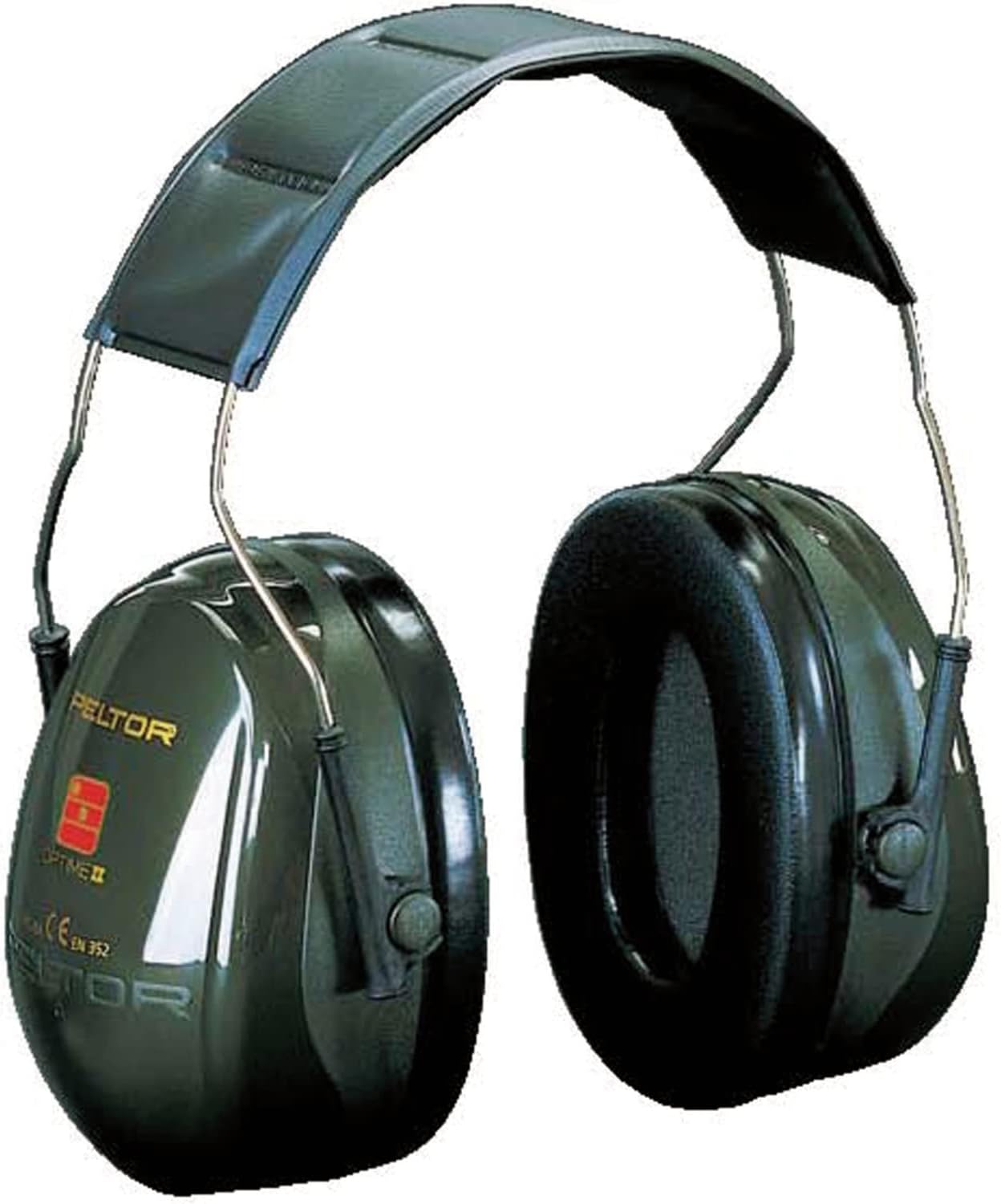 3M PELTOR Noise Cancelling Headphones Optime™ II H520A-407-GQ - Green - Headband