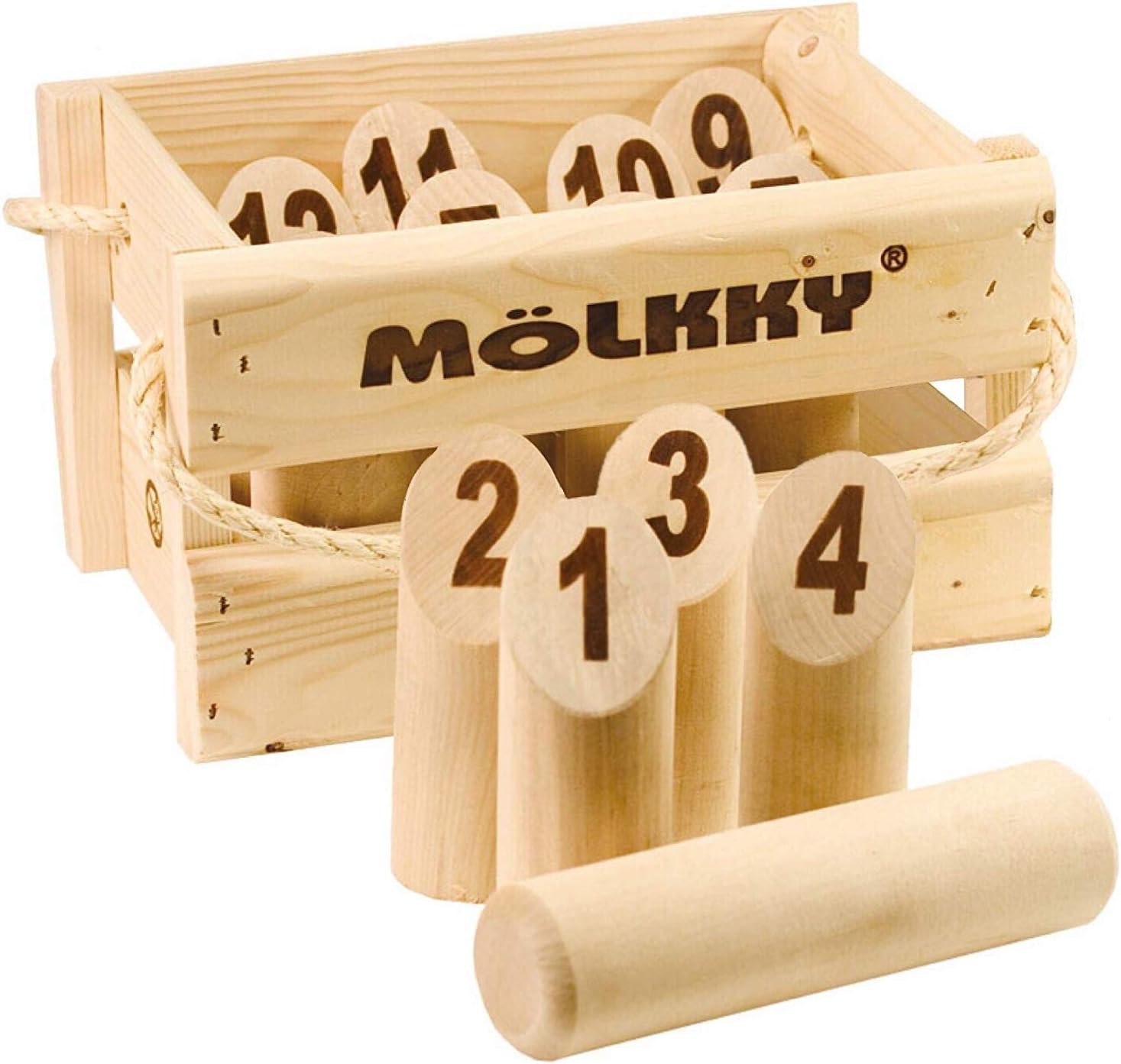 Mölkky Mölkky 52501 Deluxe Version for 2 to 10 Players