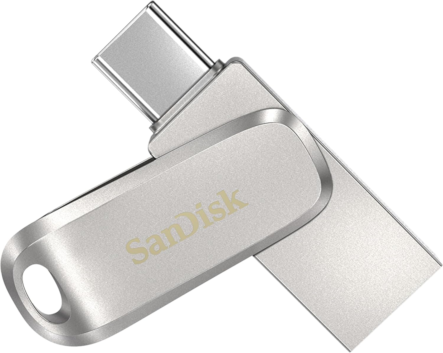 SanDisk Ultra Dual Drive Luxury USB Flash Drive 512 GB USB Type-A, W128261668 (Flash Drive 512 GB USB Type-A/USB Type-C 3.2 Gen 1 (3.1 Gen 1) Stainless Steel)