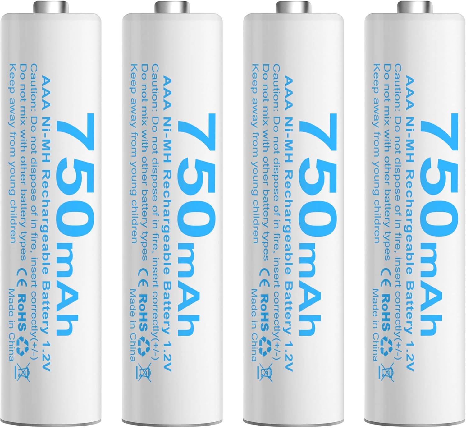 AAA HR03 Replacement Battery Compatible with Gigaset Cordless Phones 750mAh (4)