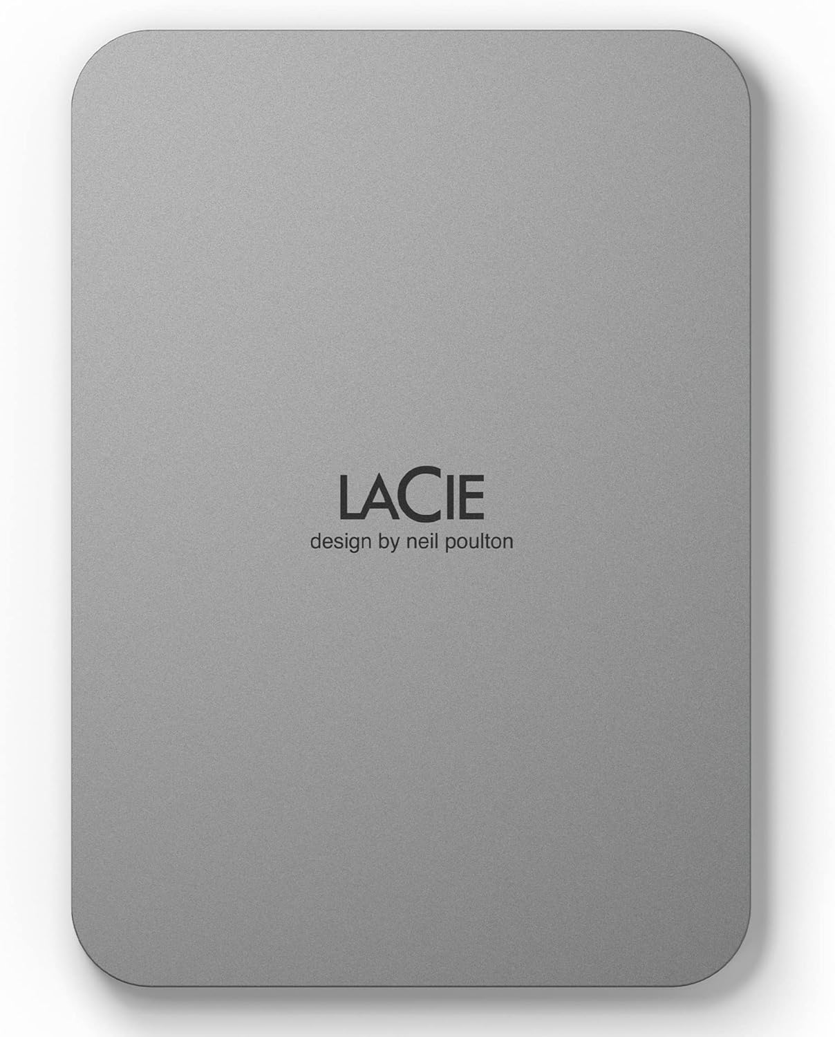 LaCie Mobile Drive Moon, 4TB, Portable External Hard Drive, PC Mac iPad & iPhone, with Adobe, Data Rescue Service (STLP4000400)