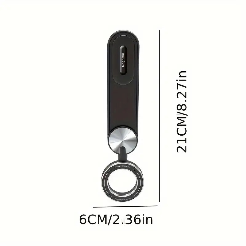 filbida flexible magnetic car dashboard phone mount rotatable l shaped waterproof abs material compatible with all cars adjustable instrument panel mount for mobile device support details 5