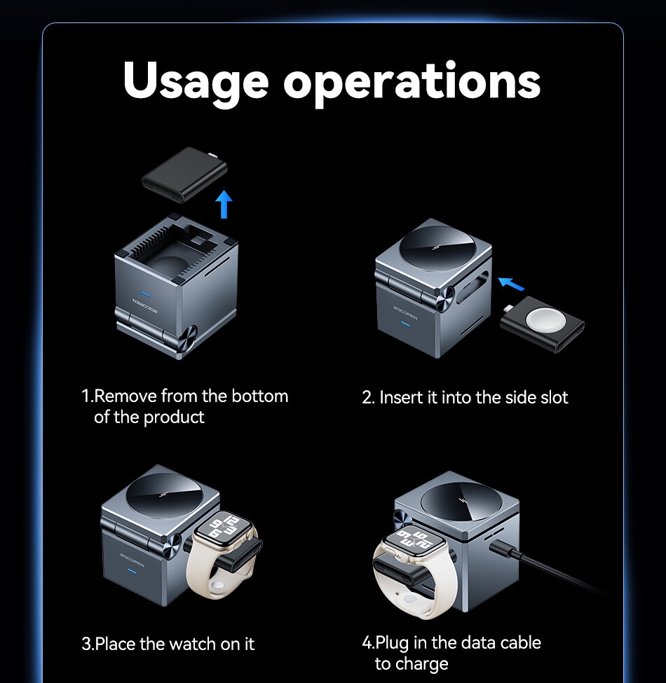 S816f2ba5b0b74cc8ba2aa017f2f7776bt Chargeur Rocoren Sans Fil iPhone Samsung – Station de Charge Verticale Rapide