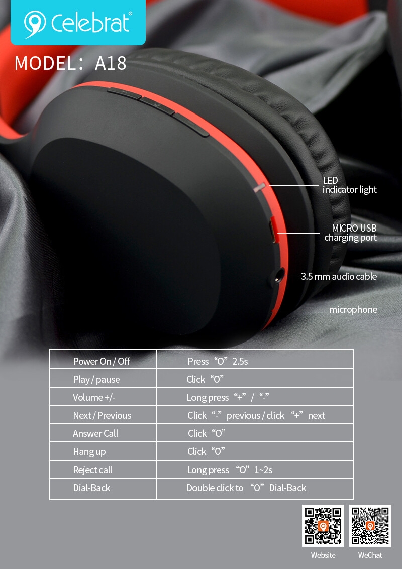 Casque Sans Fil de Haute Qualité Celebrat-1