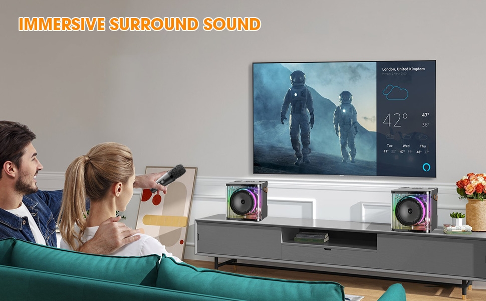 portable microphone and speaker