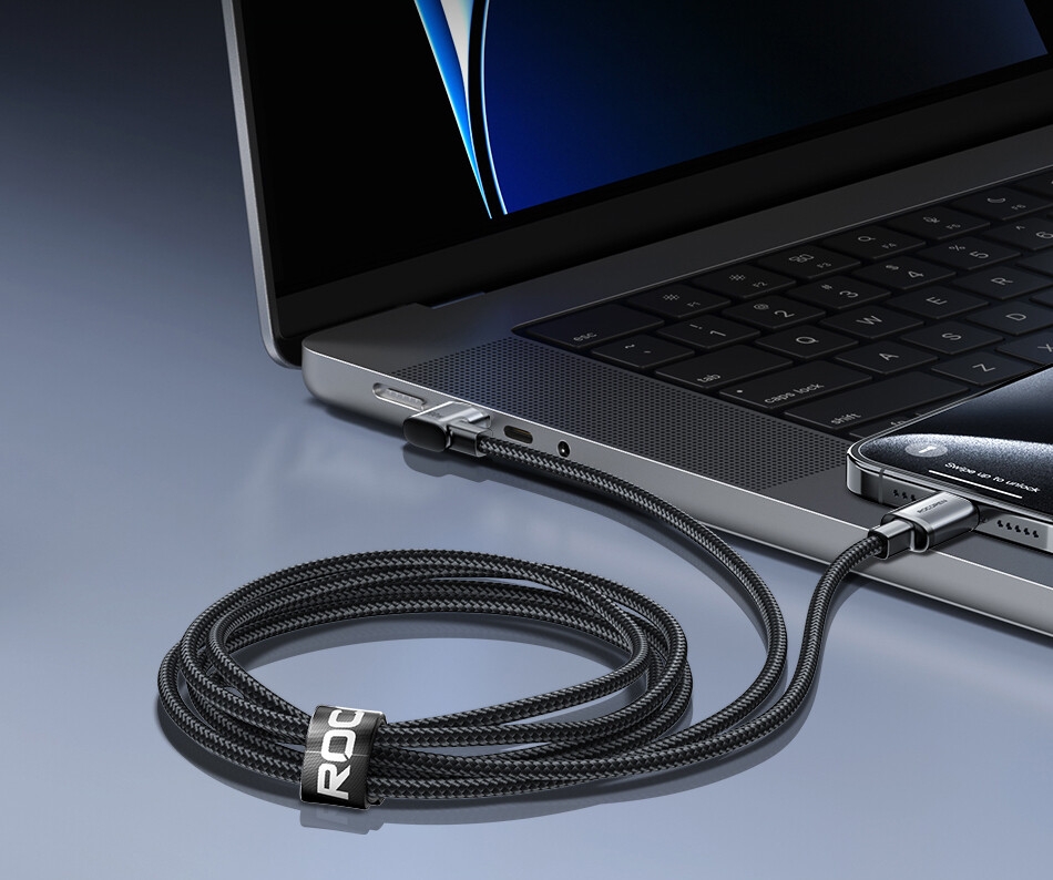 Sefa327ee98aa4c2781ebebb9d415e2beH Rocoren cable USB C coudé 90° Charge PD 100W & Data