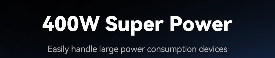 Sfa238dc37062417e8aa9bb610d05470ac Rocoren Chargeur Rapide 400W – Station d’Alimentation USB-C GaN Portable ⚡