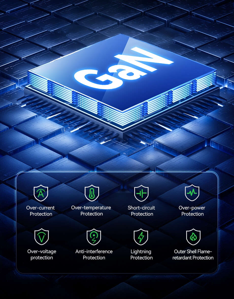 S3a9936231eb24c41835ff6f210840625v Rocoren Chargeur Rapide 400W – Station d’Alimentation USB-C GaN Portable ⚡