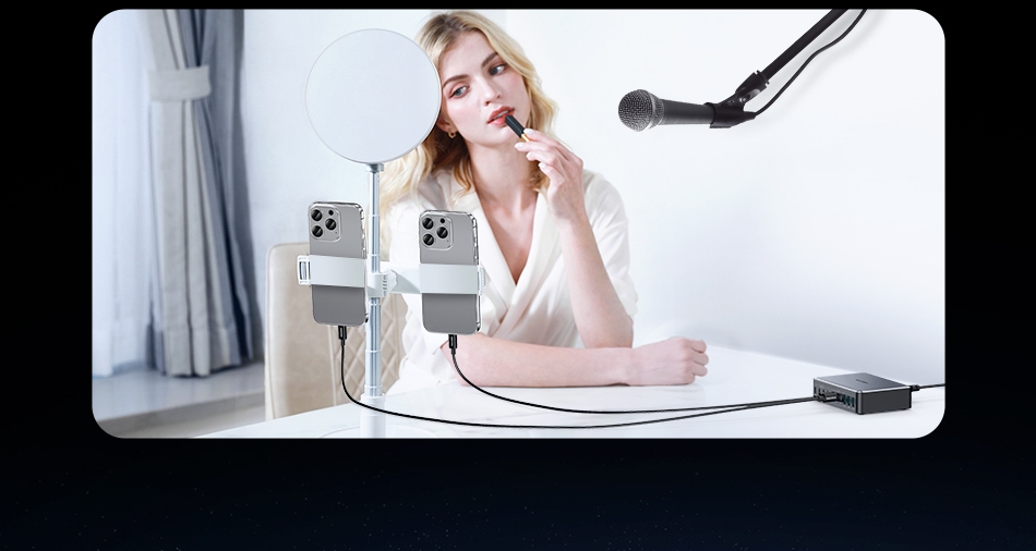 Sbc0fdd851a224c239603e8658eabb55d4 Rocoren Chargeur Rapide 400W – Station d’Alimentation USB-C GaN Portable ⚡