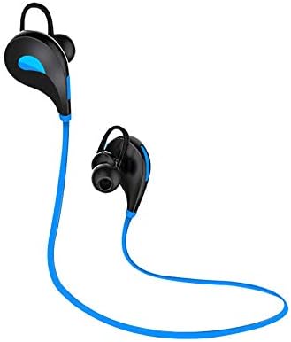Bluetooth Sport Earphones for Alcatel 1 2019 Smartphone Wireless Sound Button Hands-Free In-Ear Kit Blue