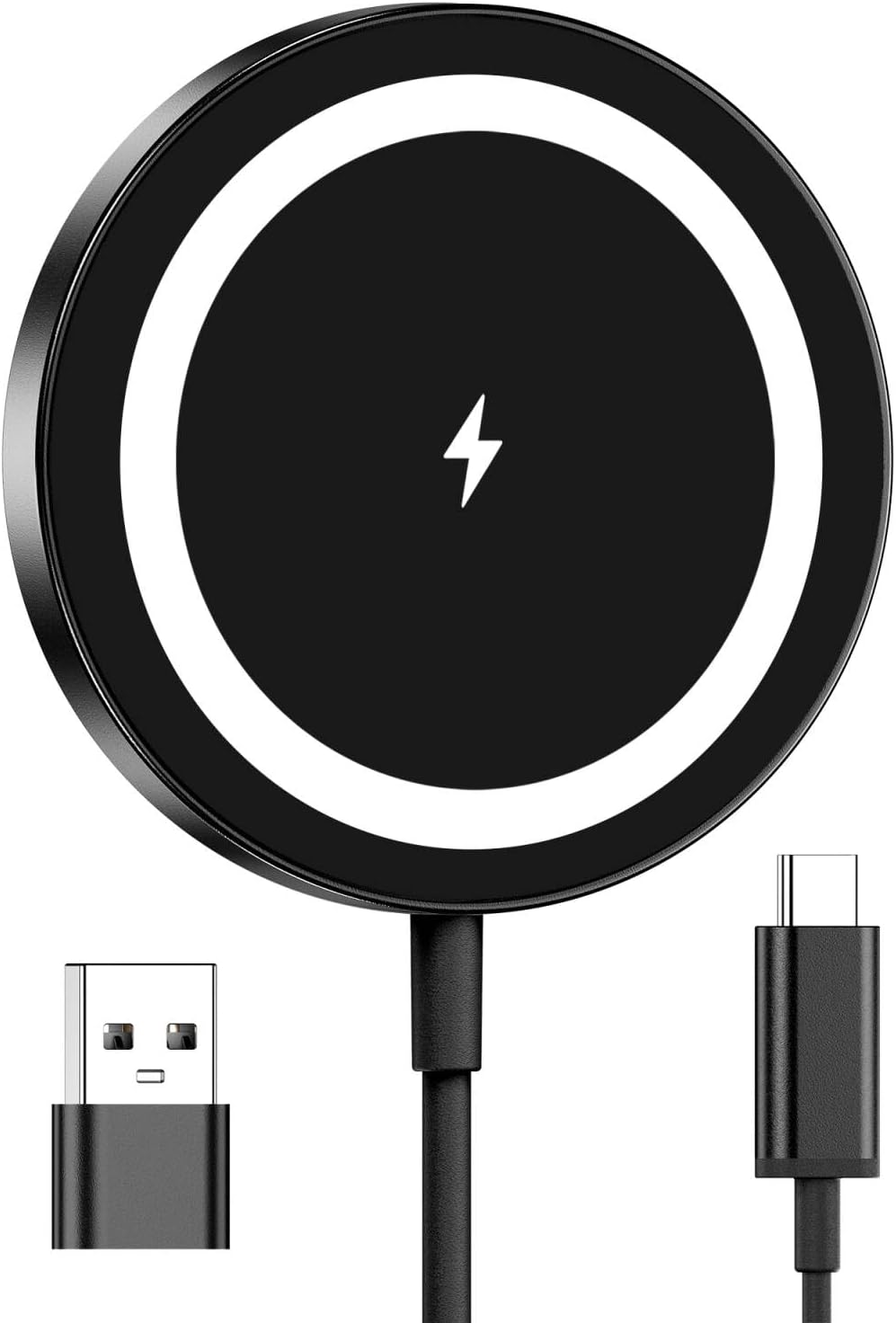 Magnetic Charger, Wireless Charger for iPhone 17 16 Series, Fast Induction Charger for iPhone 15/15 Pro/15 Pro Max/15 Plus/14 13 12 Series, Our Air-Pods Pro 3 Charging Station