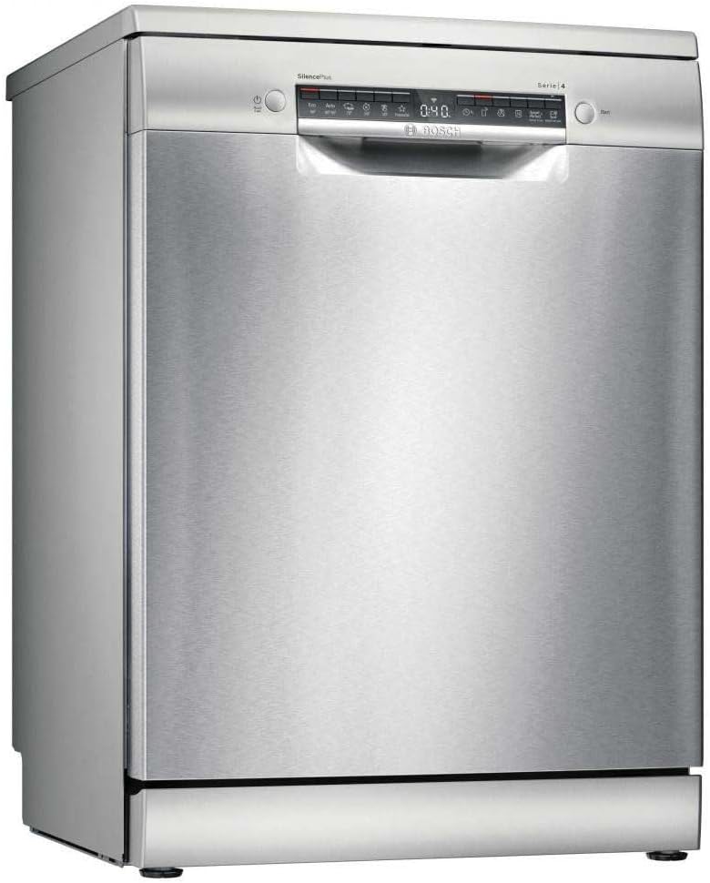 Bosch Freestanding Dishwasher 60 cm Silver Stainless Steel SMS4EMI06E Series 4