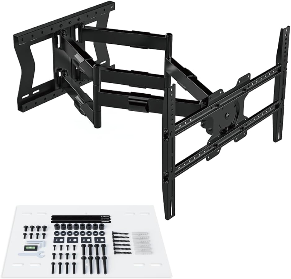 TiTon Double 80 cm TV Wall Mount, Swivel, Tilt, 120 kg VESA Max. 600 x 400