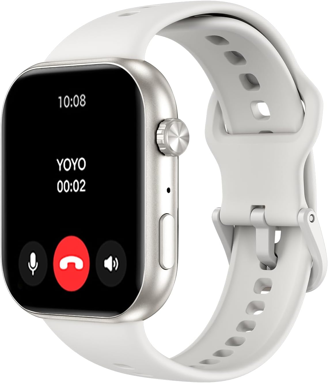 HONOR Choice Watch 2i, 1.85 inch AMOLED, Bluetooth Calling Smart Watch, 1ATM Smart Watch, IP68, Spo2, Heart Rate Monitor, Compatible with Android and iOS, White