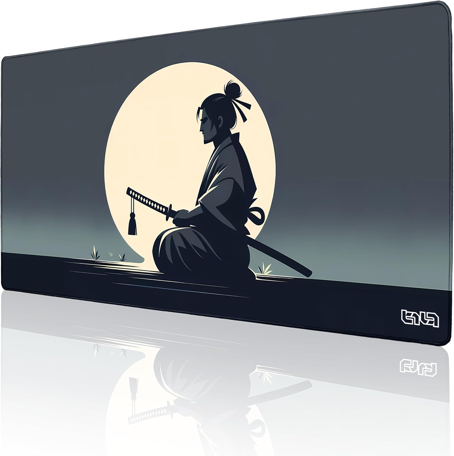 Tilt XXL Gaming Mouse Mat 100 x 50 cm | Non-Slip Gaming Desk Mat | Waterproof Mouse Pad for PC and Gaming Accessories | Keyboard Mat (Samurai Calm)