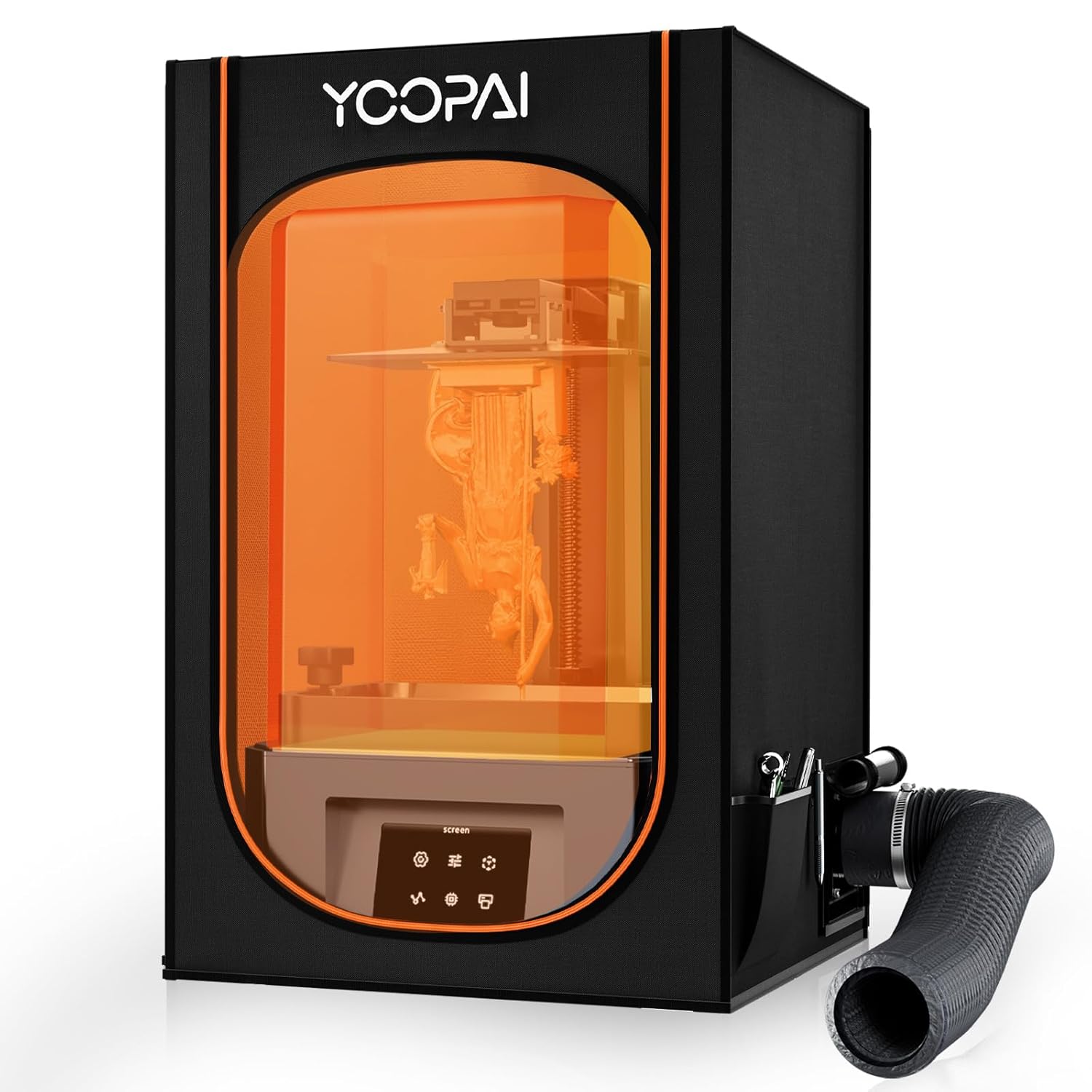 YOOPAI 3D Printer Housing Resin with Ventilation, Multifunction Cover for 3D Printer - Eliminate Odor and Dust - Noise Isolating - for Creality Anycubic 3D Printer