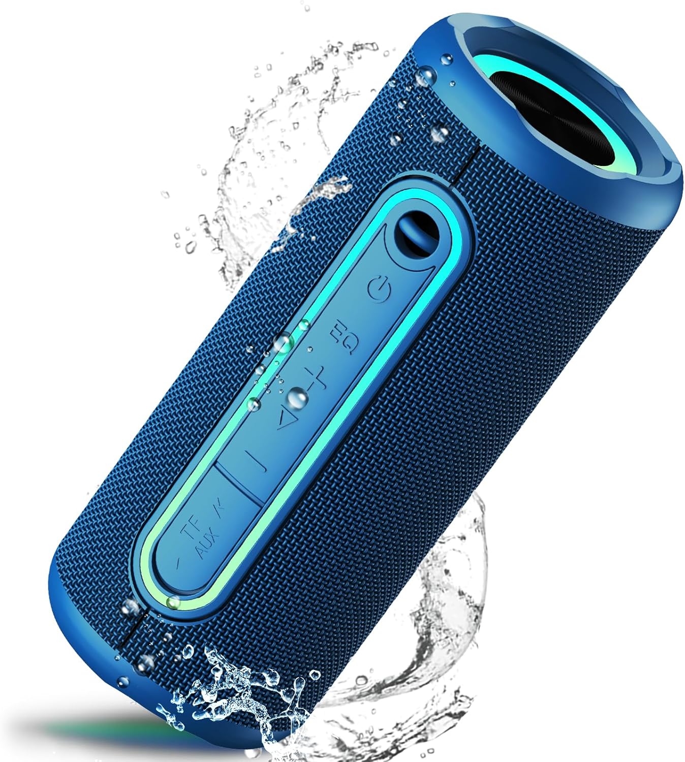 Portable Bluetooth Speaker 5.4 Wireless Speaker with Powerful Bass, 30W 360 Degree Surround Sound, 30 Hours Battery Life, TWS Pairing, IP7 Waterproof Bluetooth Speaker, Outdoor