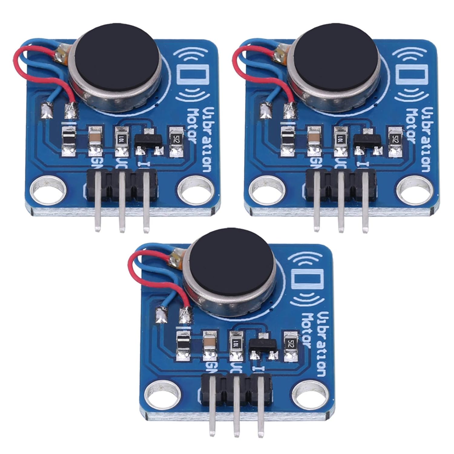 EVTSCAN 3pcs Vibration Motor Module DC5V 9000RPM Module Home Automation and Connected Objects DIY
