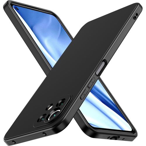 product_image_name-QUIVANA-Pochette pour Xiaomi Mi 11 Lite 5G / 4G  TPU Anti-Rayures silicone : Noir-1