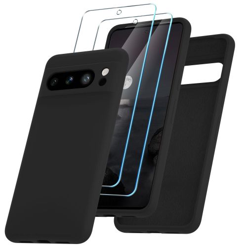product_image_name-Generic-pochette pour Google Pixel 8 Pro 5G avec Verre Trempé écran Protecteur Noir -1