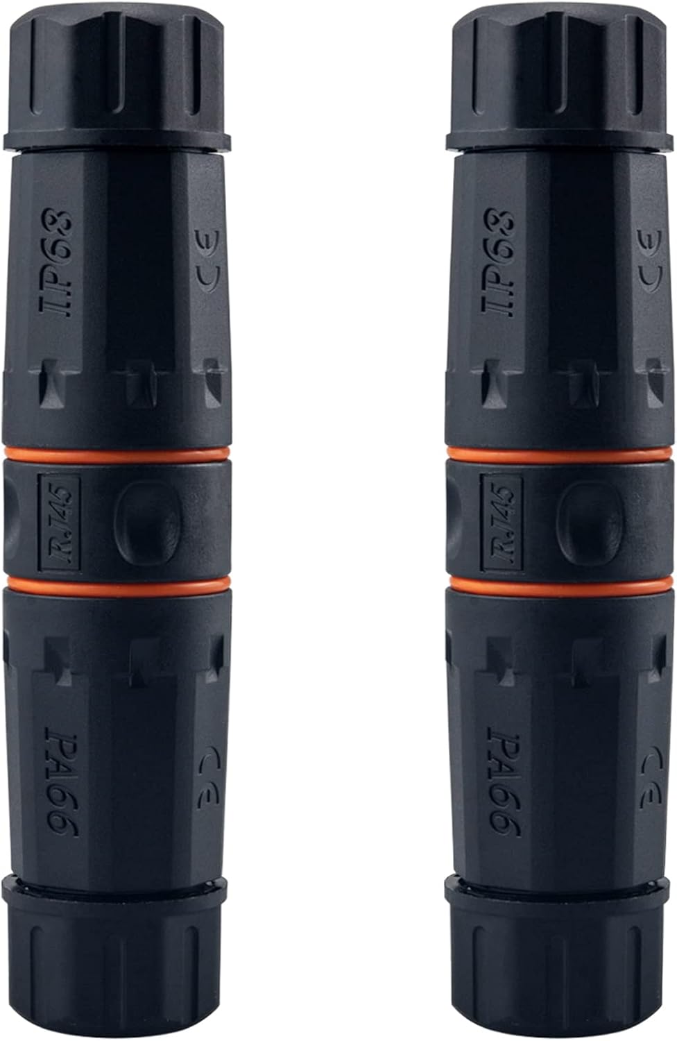 Outdoor Connector M23 RJ45 Cat.6A Outdoor LAN RJ45 Waterproof IP68 - LSA Mounting (No Tool) - Bandwidth 500MHz