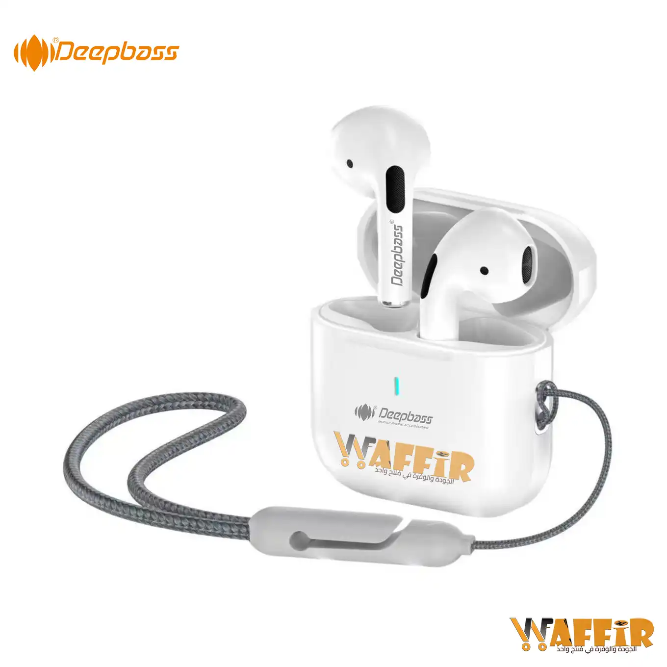DeepBass TWS X5 Écouteurs Bluetooth True Wireless redéfinissent, DeepBass X5 connexion stable haute qualité Waffir.MA DeepBass MAROC AIRPODS PRO