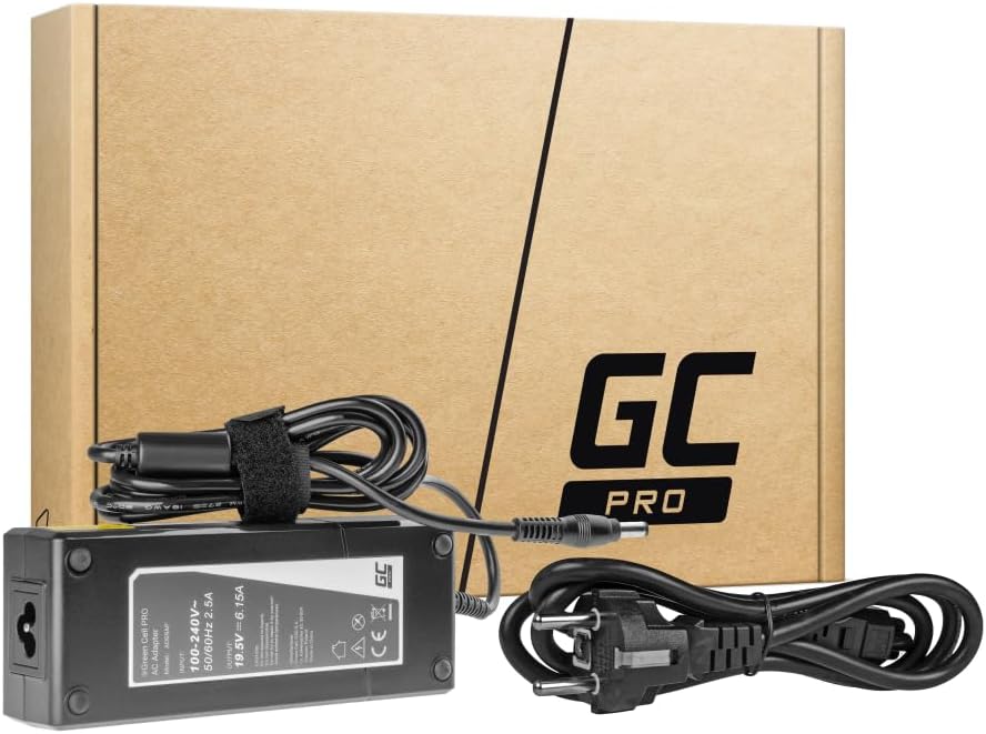 GC Pro Charger for Lenovo IdeaPad Y510p Y550p Y560 Y570 Y580 Z500 Z570 MSI GE60 GE70 GP70 Laptop Adapter Power Supply (19.5V 6.15A 120W)