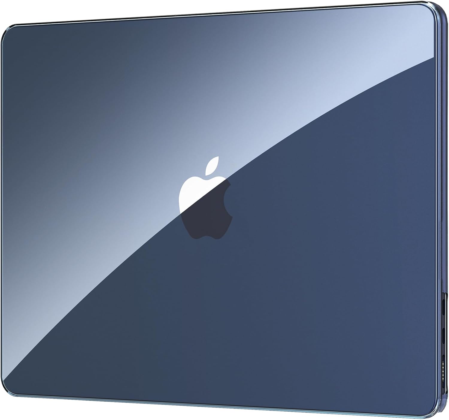 EooCoo Compatible with MacBook Air 13 Inch Case M4 M3 M2 2026 2025 2024 2022 Ultra-Thin Hard Case for Mac Book Air 13.6" A3240 A3113 A2681 Protective Cover - Midnight Crystal Transparent