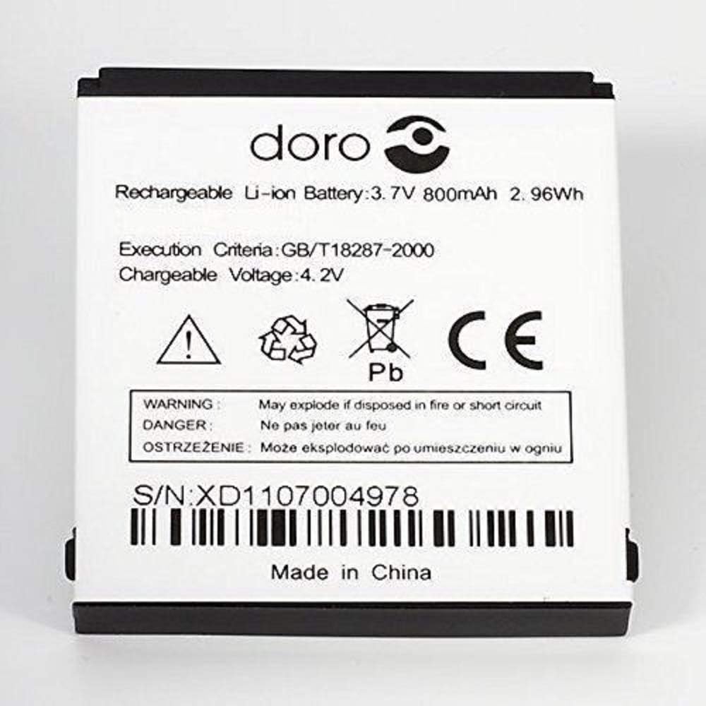 Battery for Doro PhoneEasy 410 520 606 611 612 631 632 621