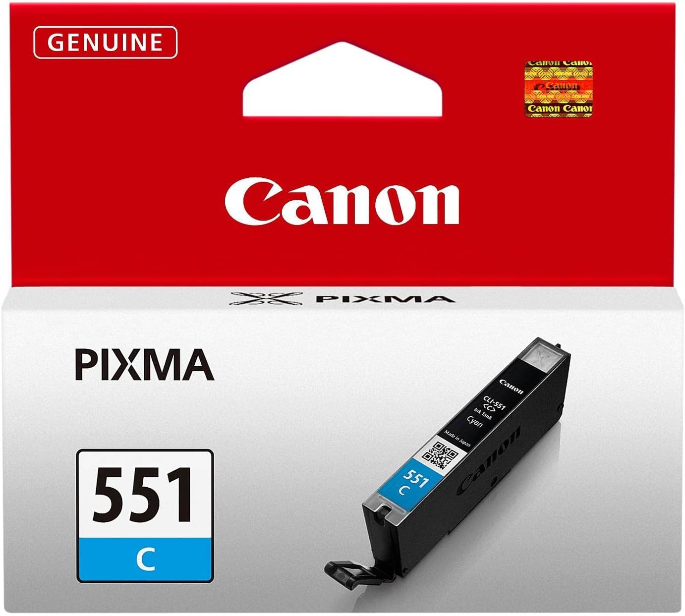 Canon CLI-551 C Cartridge Cyan (Carton Packaging)
