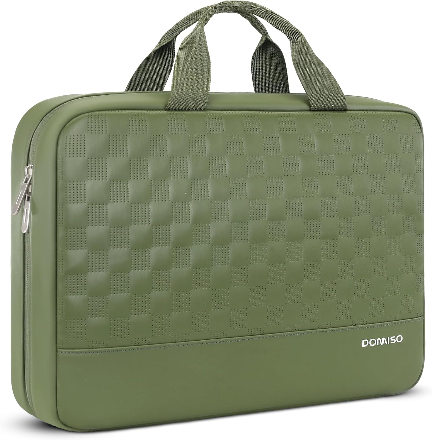 DOMISO 17 Inch Laptop Sleeve Case for Lenovo/HP/Acer/Chromebook/Dell/MSI 17.3 Inch with Handle - Military Green