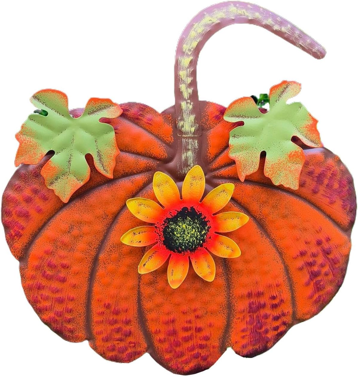 outdoor pumpkin stakes for garden, autumn decoration, pumpkin stakes, outdoor decoration, yard stakes, garden art metal pole, lawn ornaments, garden decoration