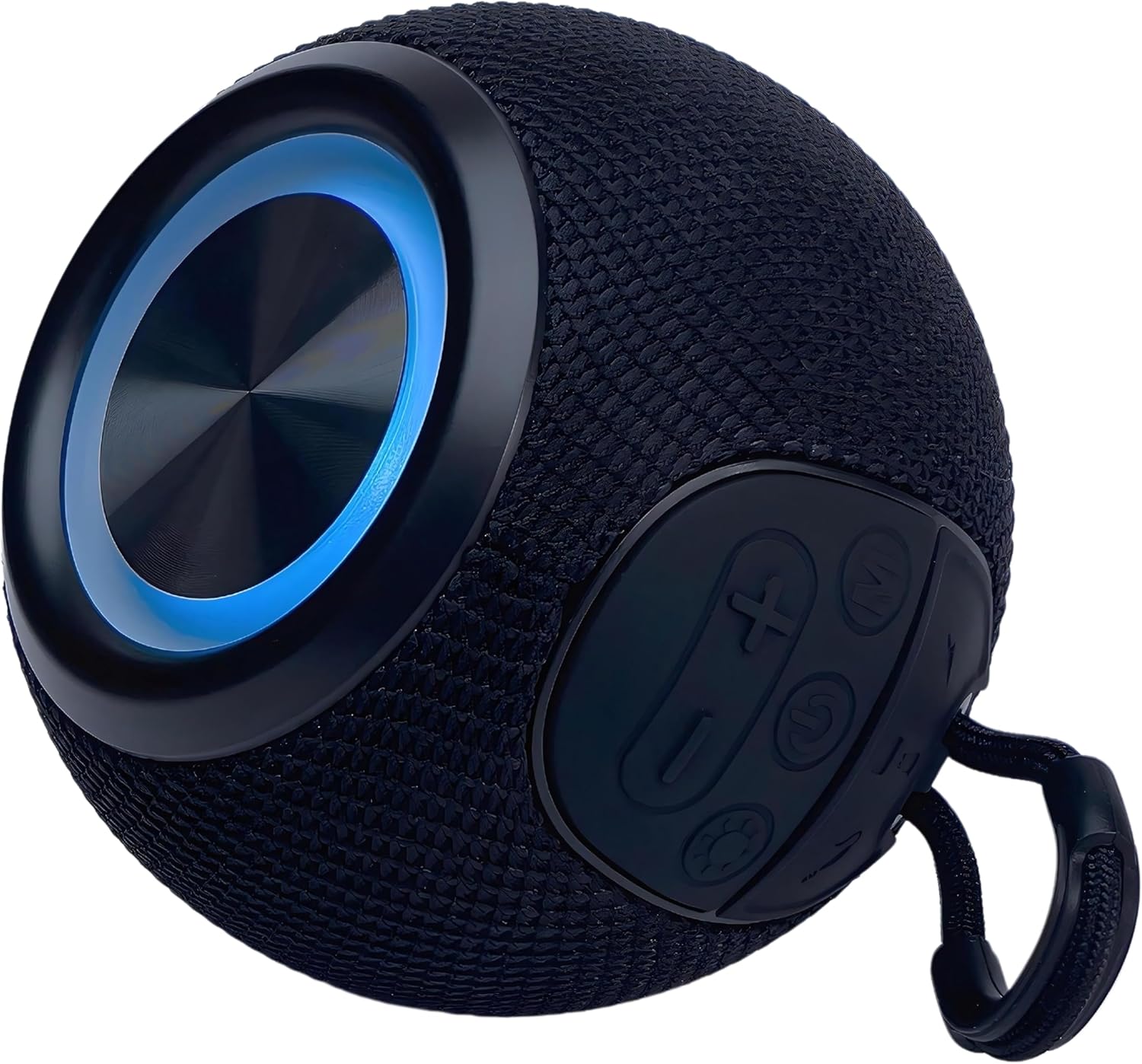 APM Portable Bluetooth Speaker, Orbit360°, Radio Function, Wireless Speaker, Compact Size, Long Battery Life up to 8 Hours, IPX4 Splashproof, Black, 571097
