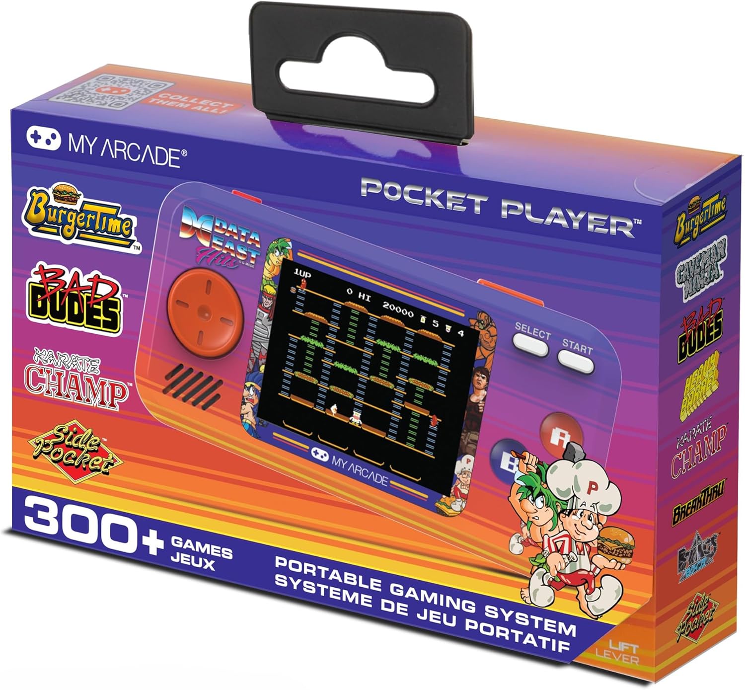 MY ARCADE - Pocket Player Data East Hits - Portable Game Console - 308 Games in 1