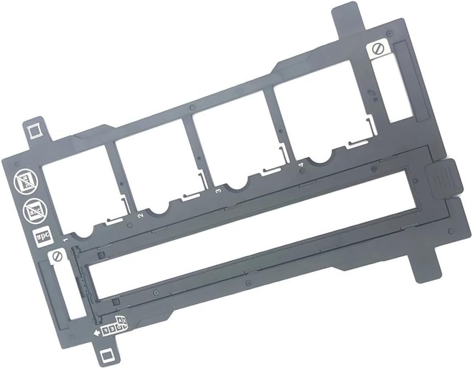 Support de film coulissant de 35 mm et guide négatif pour scanner V100 V200 V300 V330 V370 pour scanner – pour assemblage durable de support de photo ABS, compatible avec les scanners de série