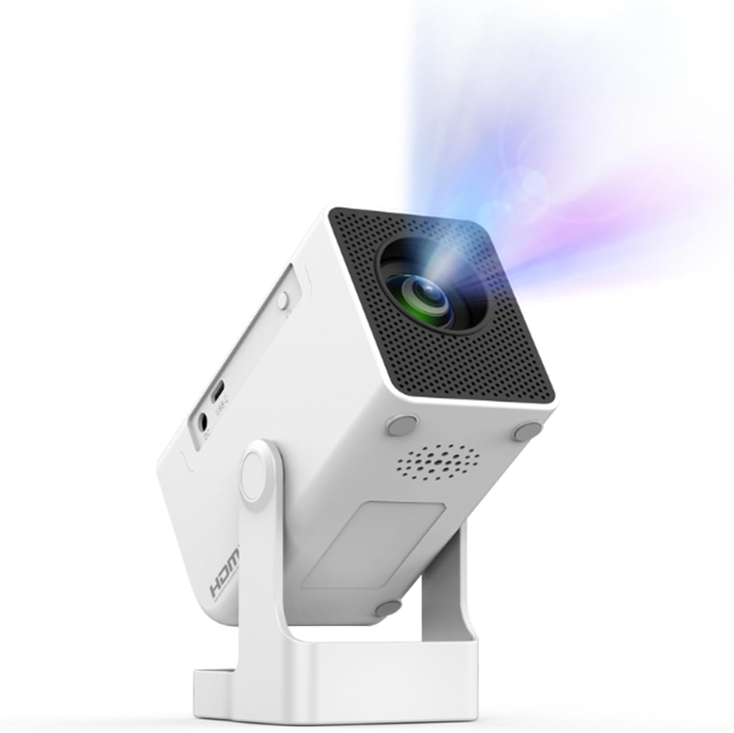 Philips, Neopix 140, Home Cinema Projector, 1280 x 720p Resolution, 180 Degree Rotating, Mirror Mode, Wi-Fi 6, 2x3 Watt Stereo Sound, White