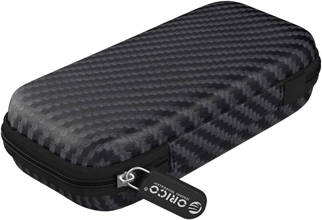 ORICO External Protective Case Cover for M.2 Eva External Hard Drive for M.2 SSD/SSD Case/Portable SSD/Earphones/Data Cable etc. – Black